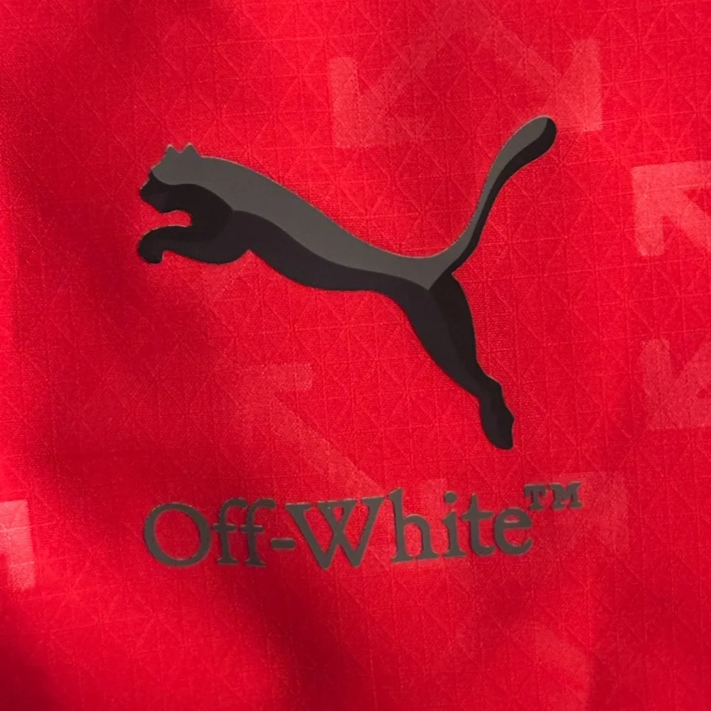 OFF-WHITE x Puma AC Milan Authentic Shorts Red/Black - Picture 5 of 8